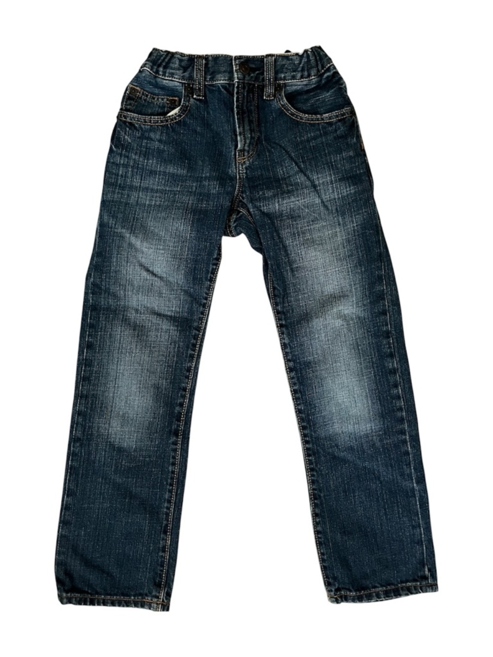 GAP Kids Slim Straight-Leg Jeans - Dark Blue Wash 8 Slim